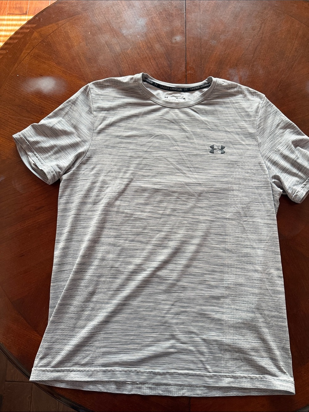 Under Armour Light Gray Heather Short Sleeve Performance Tee